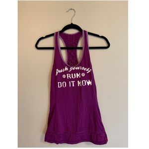 Lululemon motivational workout tank